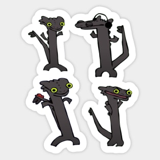 Dancing Toothless Sticker